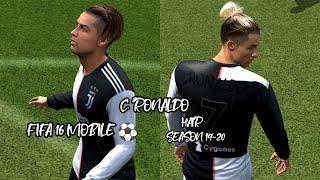 NEW UPDATE || NEW HAIR CRISTIANO RONALDO JUVENTUS SEASON 19-20 || FIFA 16 MOBILE