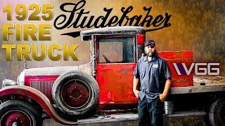 Forgotten 1925 Studebaker HEARSE / FIRE TRUCK! - Will it RUN AND DRIVE after 17 years?