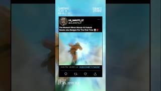 Naruto vs kabuto  Naruto First Time Use Rasigan 