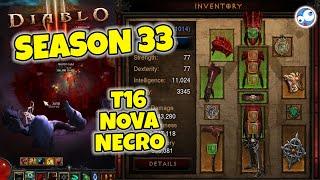 Super fun Trag'Oul Nova Necro T16 Build Season 33 Diablo 3