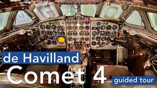 Guided tour through the first commercial jet airliner! The De Havilland Comet!