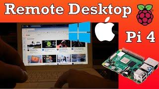 Remote Desktop Raspberry Pi 4. Windows and Mac OS test.