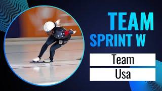 USA | Winner | Team Sprint Women | Stavanger 2023 | #SpeedSkating