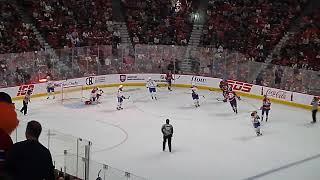 Jared Davidson scores in the Montreal Canadiens Red vs. White intrasquad game 9/25/22