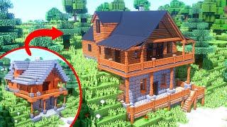 I Transformed This Simple Minecraft House In INSANE Detail