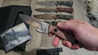 TRC Classic Freedom M390 Apofinish natural canvas micarta