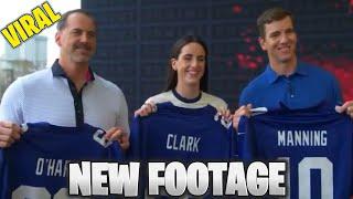 Caitlin Clark EPIC New FOOTAGE WITH Eli Manning Just Broke The INTERNET!