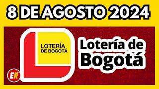 Resultado LOTERIA DE BOGOTA JUEVES 8 de agosto de 2024  ULTIMO SORTEO