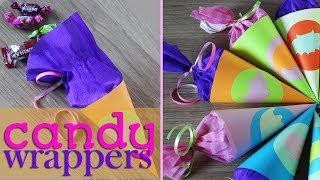 How to Make Halloween Candy Wrappers DIY - Opakowanie na Cukierki 187