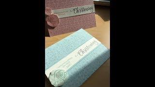 Inspired Events Stamp set with 2 christening cards #20