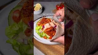 Spicy Chicken wraps !!  #highprotein Recipe in description .