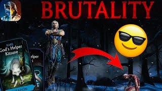 MK11 Fujin Brutality FW Gameplay | MK Mobile