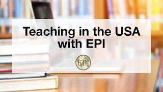 Webinar: Teaching in the USA with Educational Partners International 9.8.20