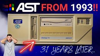 AST Advantage! Pro 486SX/25 Desktop PC from 1993!!