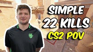 s1mple (22/15) vs FACEIT Ranked (Anubis) Oct 28, 2024 | CS2 POV