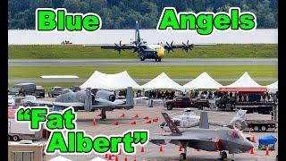 "Fat Albert" Demonstration U.S. Navy Blue Angels C-130 Air Dot Show Harrisburg International Airport