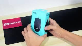 UNBOXING | Logitech M100R Wired Mouse | GO GADGETS