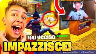 STREAMSNIPERO uno YOUTUBER e LUI IMPAZZISCE! Scherzi di Zerbi  Fortnite ITA