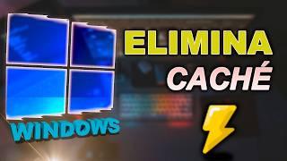 Como BORRAR la CACHÉ de WINDOWS Tener una PC %100  OPTIMIZADA!!