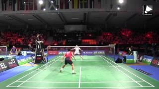 Kento Momota vs Chou Tien Chen - MS QF [Denmark Open 2015]