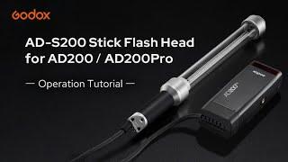 AD-S200 Stick Flash Head for AD200/AD200Pro - Operation Tutorial