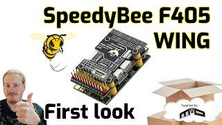 First look at the SpeedyBee F405 WING flight controller