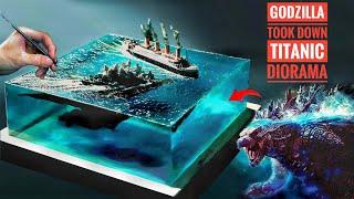 Truth Iceberg is FINALLY Here (Building a Godzilla Took Down Titanic Diorama)