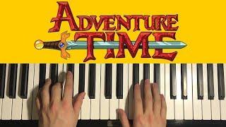 HOW TO PLAY - Adventure Time - Theme Song (Piano Tutorial Lesson)