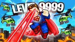 Can I Go LEVEL 9999 SUPERHERO in Superman Simulator? - Roblox