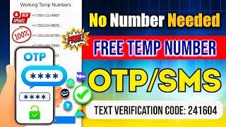 1000% Working How to Get Free Unlimited SMS Verification Codes | Virtual Phone Number for OTP, SMS