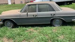 Barn find Classic Mercedes Benz W108 from California with original paint