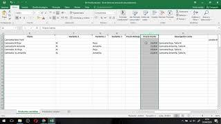 Cómo crear nuestro excel  con Productos Variables para Woocommerce