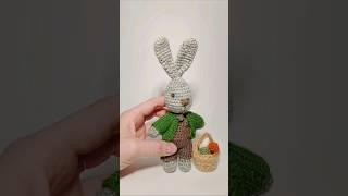 Пасхальный заяц #вязанаяигрушка #crochet #игрушка #amigurumi #заяц #rabbit #пасхальныйдекор #кролик