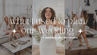 WHAT PLANNERS I USED TO PLAN MY WEDDING [Review & EC Wedding Planner + Tools]