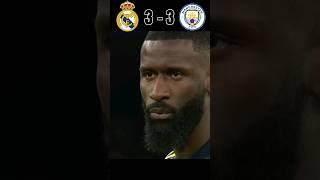 Real Madrid vs Man City | Champions | Rudiger Finish  Full Match Higlights