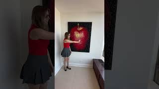 Eating an APPLE in the big Apple  Art by @kevinchampeny1661