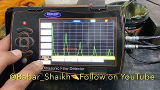 Normal T-R Probe Arjun30 Calibration #UT #Arjun30 ॥Full Setup #asnt #ndt #training @Babar_Shaikh