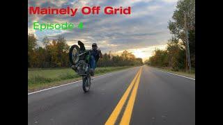 Mainely off grid episode 4     Sawmill, cabin build and trail riding!