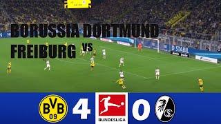 Borussia Dortmund vs Freiburg 4-0 | 2024 Bundesliga | Match Highlights