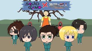 Squid Game X Chibi ATTACK ON TITAN - Fan Animation I Squid Game Parody