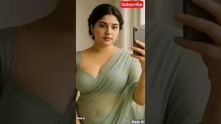 AI or Angel?  Saree Beauty’s Adorable Smile is Melting Millions Online!  #shorts #ailookbook #ai