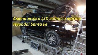 Замена жижи LSD заднего моста Hyundai Santa Fe 2006 г. 2.0 CRDi D4EA Дизель 4WD