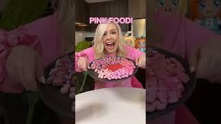 PINK VS BLUE FOOD CHALLENGE WITH MY BEST FRIEND!  #SHORTS