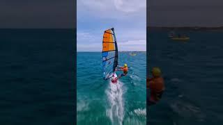 Is there a better finish line celebration than jumping over the media boat @bblsurfer won almost...