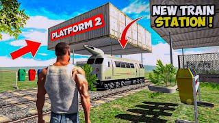 I Built New Biggest Train Station in Indian Bike Driving 3d || Pc Gamer Rajibul