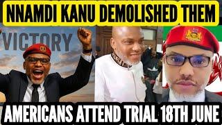 NNAMDI KANU! AMERICAN DIPLOMATS IN COURT AS RADIO TRANSMITTER AND ONYARMY EVIDENCE TECHNICALLY FLOPS