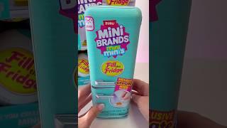 Mini Brands Fill the Fridge mini refrigerator #fillthefridge #minibrands #minifood #minifridge
