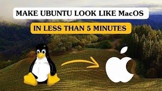 Make Ubuntu look like MacOS in less than 5 mins #ubuntu #macos #linux #macbook