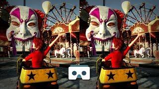 New Scary Roller Coaster 3D Video: Virtual Reality Creepy Videos for Smartphone & VR Box or Gear VR