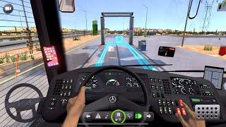 Coach Bus Wash and Drive | Bus Simulator Ultimate Gameplay | Transport Simulator | Mobile Games